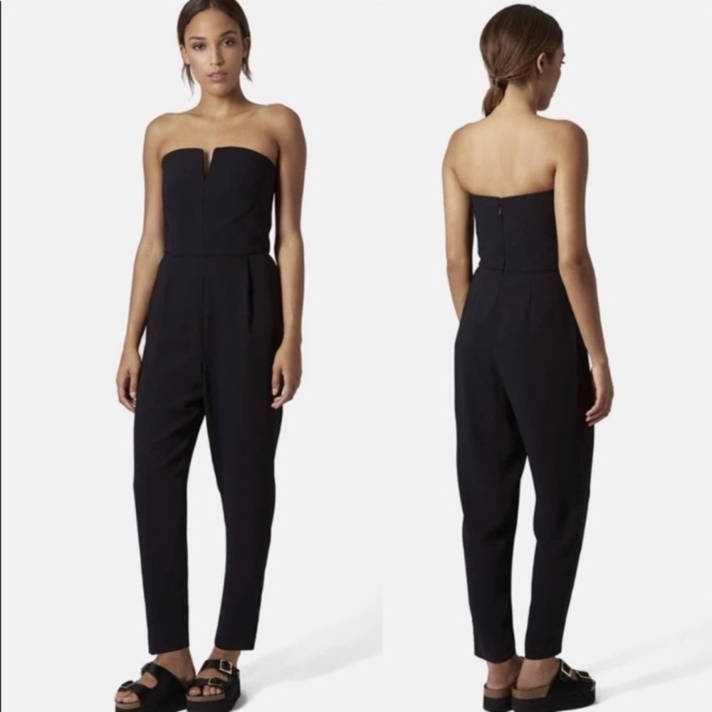Topshop Black Jumpsuit